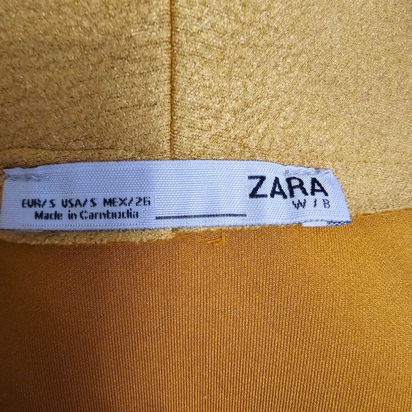 Zara faux suede jacket Size Small - Picture 9 of 9